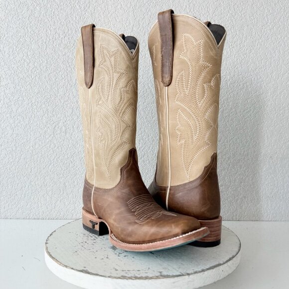 Lane Boots SARATOGA Square Toe Cowboy Boots Desert Clay Western Cowgirl Size 7.5 - Picture 11 of 11